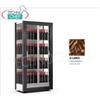 TECA per VINI con TELAIO A CORNICE DUNE in LEGNO colore BRONZO, cap.128 bottiglie VERTICALI, Freddo STATICO o VENTILATO, temp.+4 +16C, per VINI BIANCHI o ROSSI, V.230 1, Kw.0,32, Peso 138 Kg, dim.mm.874x568x1865h
