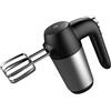 TELEFUNKEN - M09141 Sbattitore elettrico 150 Watt, 5 Velocita, 2 fruste in Acciao Inox, 2 ganci - Nero