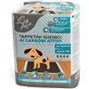 LEO PET Tappetini Igienici per Cani ai Carboni Attivi con Adesivi - 60x60 cm 50 pz
