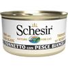 Schesir Nature Cat Complementare Lattina Multipack 24x85G TONNETTO CON PESCE BIANCO