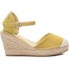 XTI 142382, Sandalo Espadrillas con Zeppa Donna, Pistacchio, 39 EU