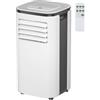 Nordmende Condizionatore Portatile 9000 Btu /h Climatizzatore con Pompa di Calore Classe A/A R290 Funzione Deumidificazione Wi-Fi - ACP970NDH-J