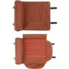 Glorlliant Bar Bartender Borsa da trasporto Creativo Bartender Toolkit Pack Strumenti Cocktail Shaker Set Borsa di Stoccaggio Solo marrone barista kit