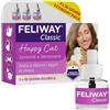FELIWAY Classic 3x30 Giorni di Ricariche Calmanti per Diffusore di Feromoni, Confezione da 3x48 ml - Aiuta a risolvere i segni comuni di stress nei gatti e gattini, Raccomandato dai Veterinari