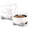 Catit Fontana Automatica per Gatti Combo Pack Pixi Bianca con Ciotola e 3 Filtri Inclusi