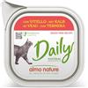 almo nature Daily, Alimento Umido per Gatti Adulti con Vitello - Confezione da 3.2 kg (32 x 100 g)
