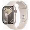 Apple Watch Series 9 Alluminio 45 mm (2023) | GPS | Polarstern | Cinturino sportivo Polarstern M/L
