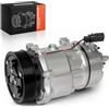 Frankberg Compressore dell'aria condizionata con frizione 1J0820805 | Compatibile con: Golf IV Variante 1J5, Toledo I 1L2, A.l.h.a.m.b.r.a 7V8 7V9, New Beetle 1C1 9C1, A3 8P1