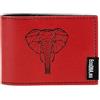 BLU RITMO EcoDNA Portafoglio Slim in Pelle Vegana. Portadocumenti Patente Carta D'Identità. Portatessere da Viaggio. Unisex Uomo Donna. Prodotto in Italia. Approvato PeTA. (Rosso Scuro)