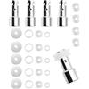 CKANDAY Set di 10 guarnizioni di ricambio universali per valvole a vapore e guarnizioni in silicone per pentole a pressione da 5, 6 o 8 litri, come XL, YBD60-100, PPC780, PPC770, PPC790