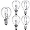 SCNNC Lampadina G45 E27 Dimmerabile 230V, Lampadina Globo E27 Bianco Caldo 2700K, Trasparente Lampadine Golf E27 G45 per Soggiorno Camera da Letto Corridoio, 5 Pezzi