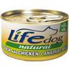 LifeDog Natural per Cane in Lattina da 90 gr Gusto Anatra e Pollo