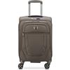 DELSEY PARIS - HELIUM DLX - Valigia Cabina Morbida Estensibile - 55x35x28 cm - 42 L - S - Moka