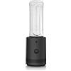 WMF Frullatore Smoothie-to-go, 300 W, nero profondo (6L), frullatore per alimenti con lame in acciaio inossidabile, senza BPA, lavabile in lavastoviglie, 1 velocità, elettrico con cavo, include 2