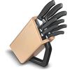 Victorinox Swiss Classic, blocco in legno con 8 coltelli da cucina