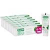GUM BIO Toothpaste | certified organic and vegan | 99% natural ingredients | peppermint and aloe vera | with fluoride to protect against cavities | gluten & lactose free | 6 x 75