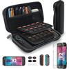 Tixlux Kit Accessori per Nintendo Switch 2 (2025) - Custodia da Viaggio, Pellicola Protettiva, Cover Trasparente, Copri-Levetta