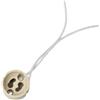 FAEG Portalampada attacco gu10 e gz10 connettore base per lampada alogena faeg fg24104