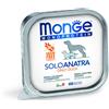 MONGE 150 g Monge Monoprotein Alimento Completo Monoproteico Cibo Umido Paté per Cani Adulti con Solo Anatra Grain Free e Gluten Free