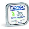 MONGE 150 g Monge Monoprotein Alimento Completo Monoproteico Cibo Umido Paté per Cani Adulti con Solo Coniglio Grain Free e Gluten Free
