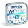 MONGE 150 g Monge VetSolution Cane Dermatosis Alimento Dietetico Completo Cibo Umido in Caso di Dermatosi e Perdita di Peli con Maiale Grain Free