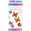 Pracht Creatives Hobby - Farfalla Dipinta a Diamante con Magnete, Rosa, 2 Pezzi, Dimensioni Circa 12 x 9 cm, da attaccare a frigoriferi o lavagne magnetiche