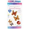 Pracht Creatives Hobby - Farfalla Dipinta a Diamante con Magnete, Arancione, 2 Pezzi, Dimensioni Circa 12 x 9 cm, da attaccare a frigoriferi o lavagne magnetiche