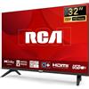 RCA TV 32 Pollici (80 Cm) Senza Bordo LED HD TV Con Tripla Sintonizzatore (DVB-T