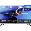 Does not apply Chiq TV 40 Pollici (100Cm) L40M9G, Smart Televisore, FHD, Google TV, HDR10, DVB-