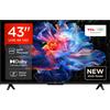 Does not apply TCL 55V6B TV 55", 4K HDR, Ultra HD, Google TV Con Design Senza Bordi, Dolby Audi