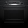 Bosch Forno Elettrico da Incasso Ventilato Multifunzione con Grill Cottura a Vapore 71 Litri 60 cm Classe A+ colore Nero - HQA574BB3 Serie 4