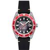 Spinnaker Mens 44mm Wreck Automatic Distressed Black 3 Hands Watch with Genuine Leather Strap SP-5089-01