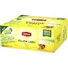 Lipton Yellow Label - Tè nero con foglie di tè nero raccolte a mano, confezione da 100 bustine di tè (1 x 200 g), con bustine di tè a base vegetale, certificato Rainforest-Alliance