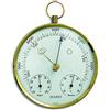 TFA Dostmann Stazione meteo analogica, 20.3006.32 con anello in metallo, barometro, termometro, igrometro, oro