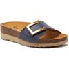 Scholl ciabatta Monterey Mule blu n.40
