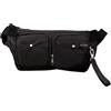 Calvin Klein Uomo Borsa a Tracolla Packable Messenger Sling 2-in-1 Ripiegabile, Nero (Black), Taglia Unica