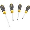 Stanley Guppy STANLEY Juego de 4 destornilladores Cushion Grip: Plana y Phillips per artigiani e fai da te, per lavori precisi e rapidi