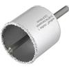 wolfcraft Sega a tazza con riporto in metallo duro e mandrino I 3896000 I Per impianti elettrici e sanitari in calcestruzzo, muratura e pietra; profondità di taglio 55 mm