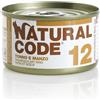 Natural Code - 12 Tonno e Manzo - 85 gr
