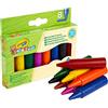 CRAYOLA Mini Kids, Maxi Pastelli a Cera, Forma Tonda, Confezione da 8 Pezzi, Età 12 Mesi