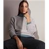 Falconeri Maglia Girocollo In Cashmere Moulinè Fiocco/alabastro