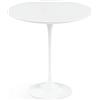 Knoll Saarinen Tavolino Tulip Ø 41 Laminato Bianco