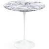 Knoll Saarinen Tavolino Tulip Ø 51 Marmo Arabescato
