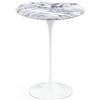 Knoll Saarinen Tavolino Tulip Ø 41 Marmo Arabescato