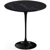 Knoll Saarinen Tavolino Tulip Ø 51 Marmo Nero Marquina