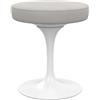 Knoll Saarinen Sgabello girevole Tulip bianco