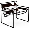 Knoll Breuer Wassily Poltrona Nera-Pelle Cavallino Spinneybeck