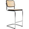 Knoll Breuer Cesca Sgabello Bar faggio nero