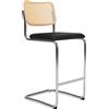 Knoll Breuer Cesca Sgabello Bar faggio naturale seduta rivestita