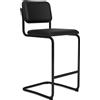 Knoll Breuer Cesca Relax Sgabello Bar verniciato rivestito